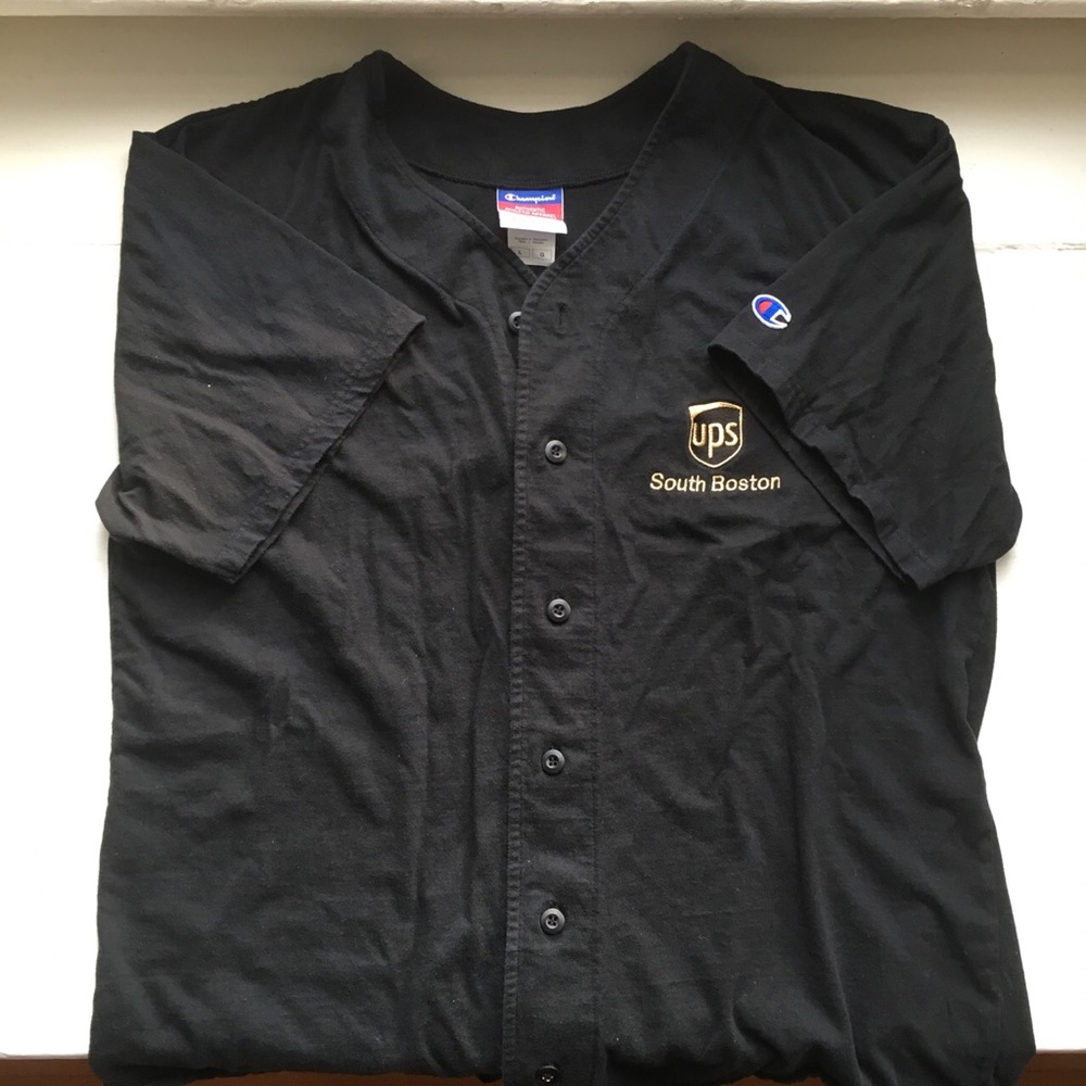 Black button up shirt